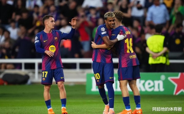 欧冠刺激夜! 8场比赛42球, 巴萨国米皆大捷, 意甲冠军与马竞惨败