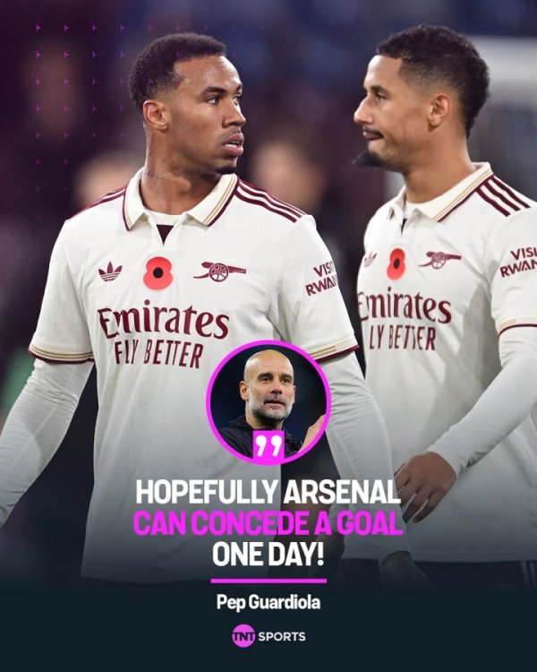 🎙️瓜帅：争冠？但愿阿森纳有一天能丢一球吧，这可隔绝易